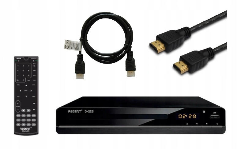 Купить DVD-плеер Ferguson Regent D-225 с кабелем HDMI: отзывы, фото, характеристики в интерне-магазине Aredi.ru