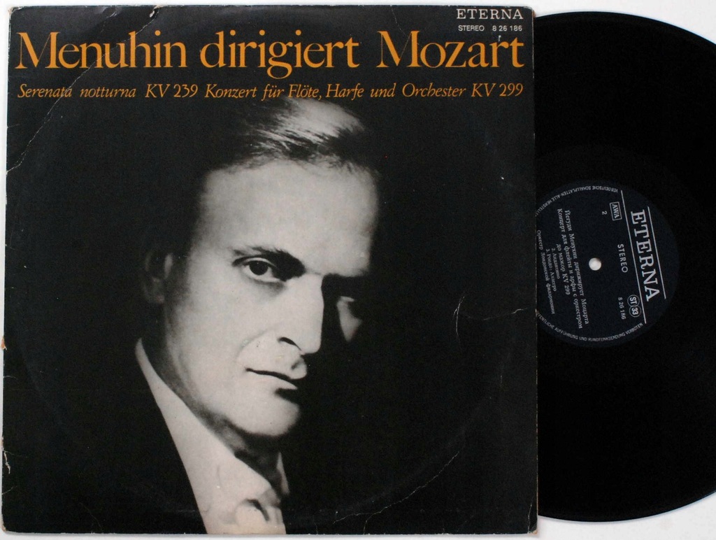 Menuhin Dirigiert Mozart (ETERNA - 8 26 186, DDR)