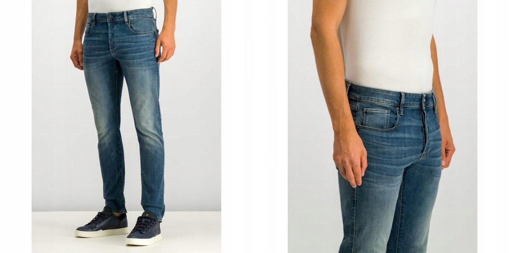 W005A20 JEANSY SPODNIE ZWĘŻANE G-STAR RAW W30L32