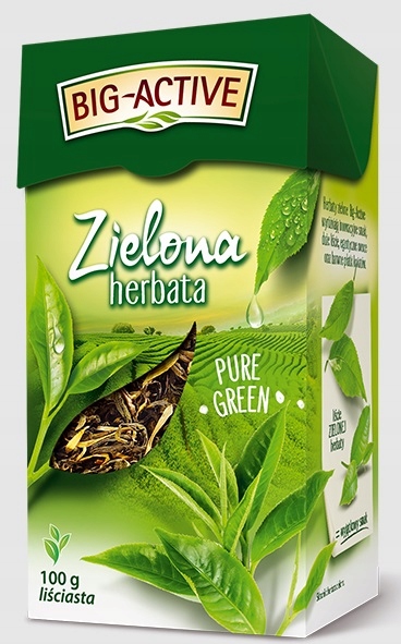 Herbata zielona Big-Active Pure Green liścias 100g