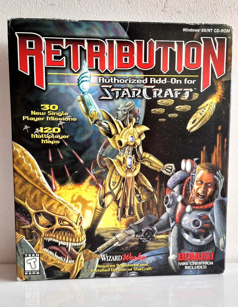 starcraft retribution PC big box