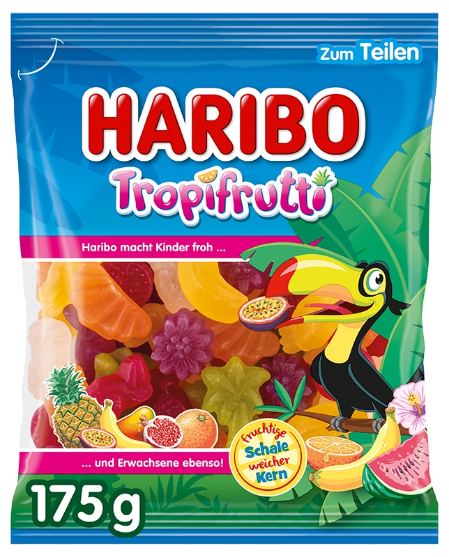 Z NIEMIEC DE | Haribo Tropifrutti Żelki 175 g