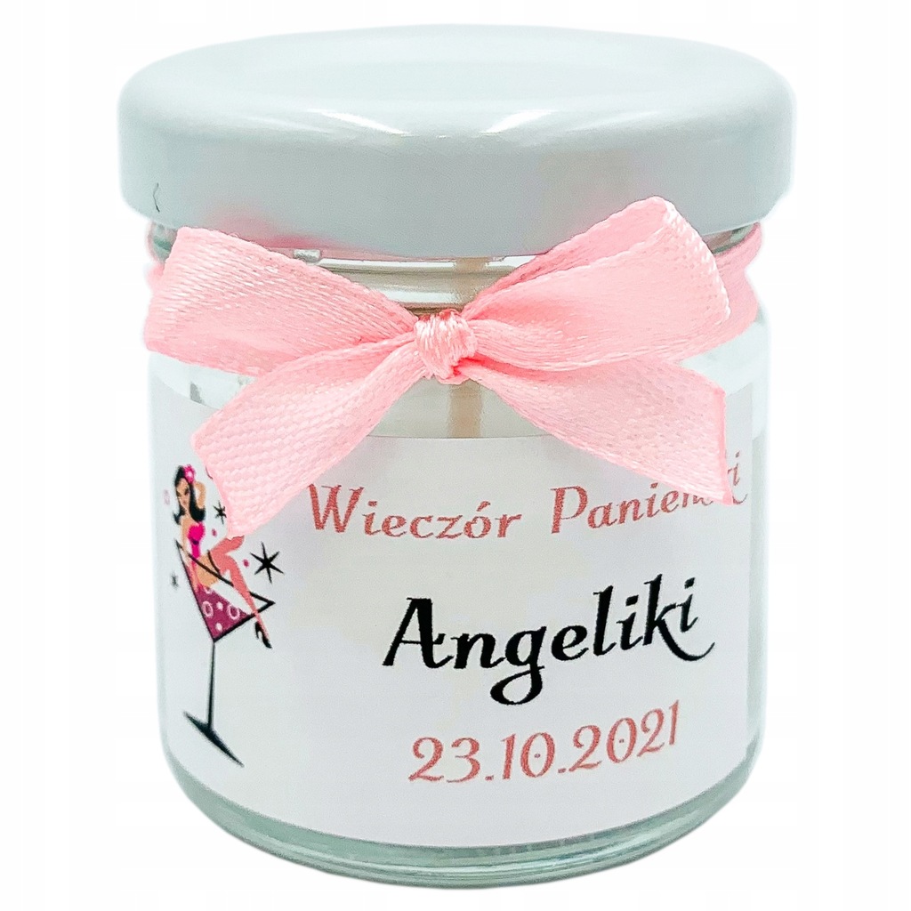 PODZIĘKOWANIE Wieczór Panieński PREZENCIKI dla DZIEWCZYN ŚWIECZKA ZAPACHOWA