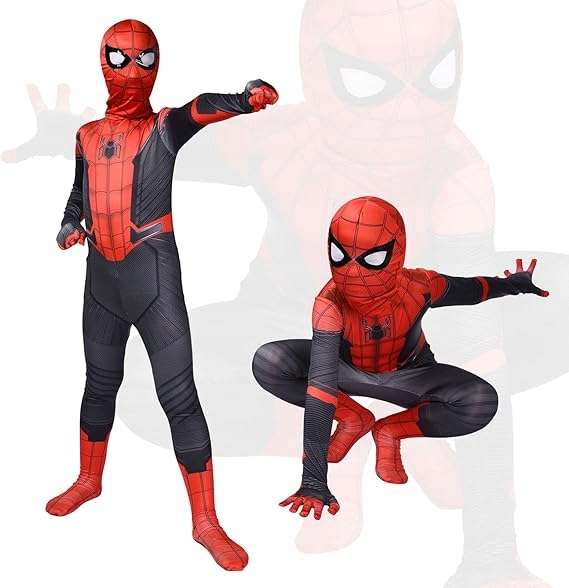 Strój kostium przebranie Spider-Man kostium na halloween,karnawał 110 cm