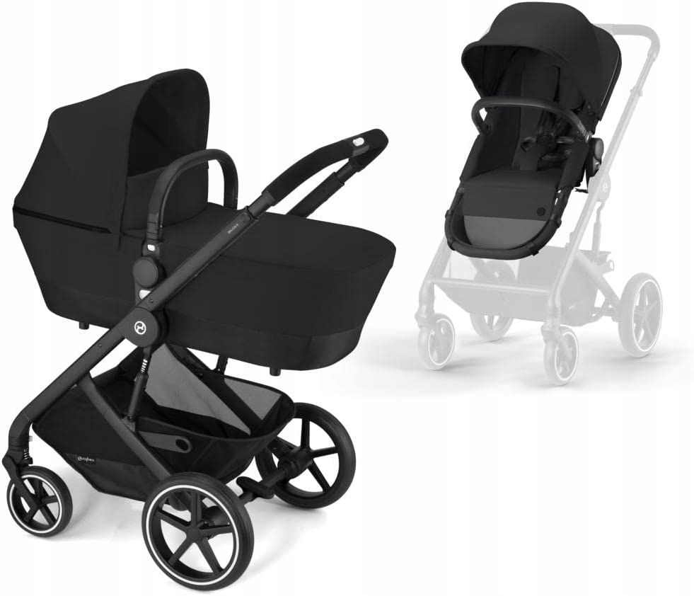 WÓZEK DZIECIĘCY CYBEX BALIOS S 2W1 CZARNY