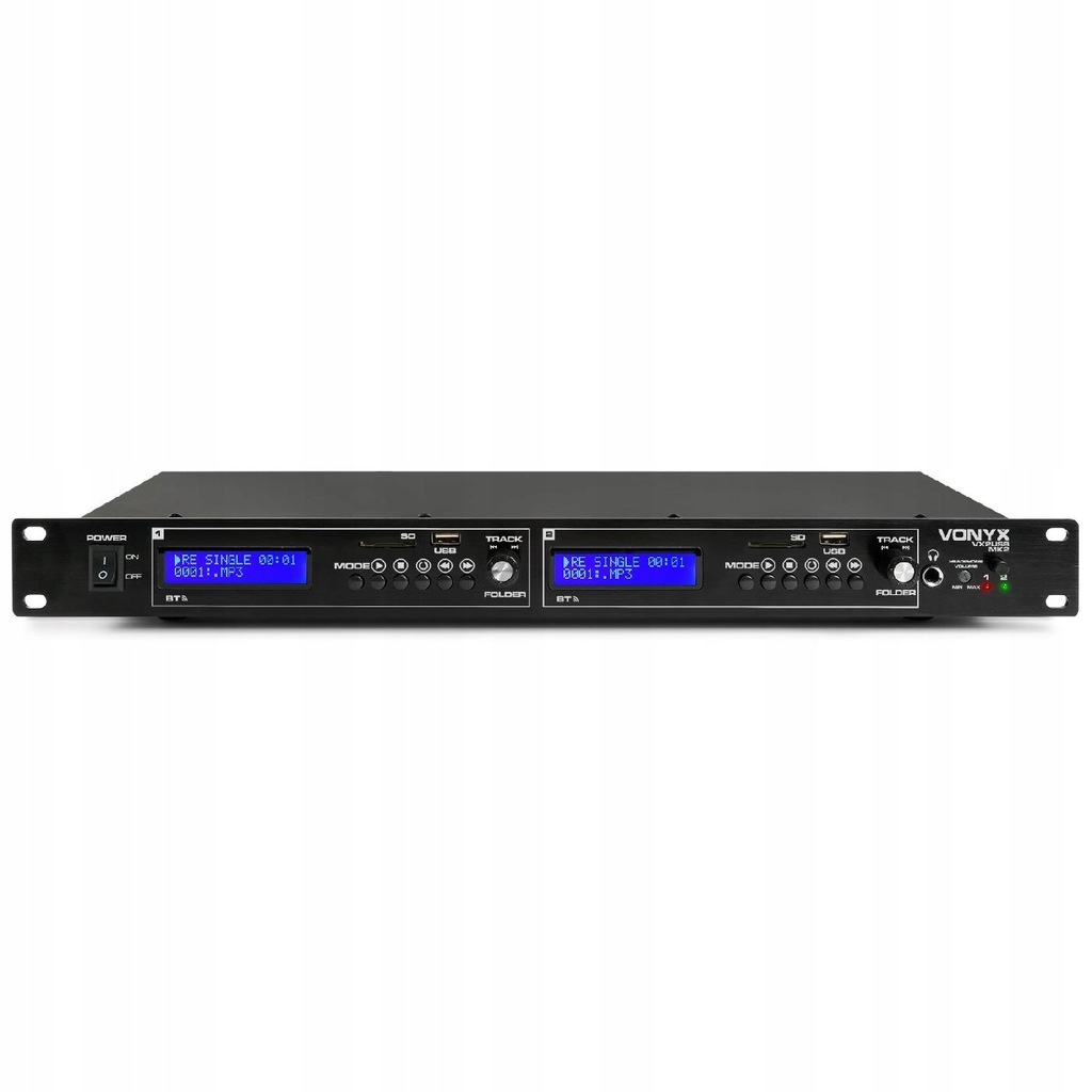 Podwójny odtwarzacz multimedialny VX2USB MK2 USB/SD/BT