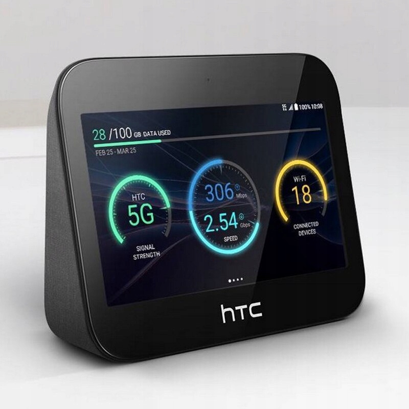 Купить HTC 5G HUB Маршрутизатор LTE Дисплей WiFi 5 Android 9: отзывы, фото, характеристики в интерне-магазине Aredi.ru