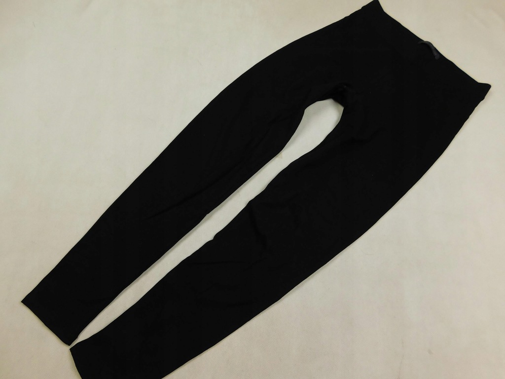 0211km34 _ MARKS&SPENCER CZARNE LEGGINSY 36