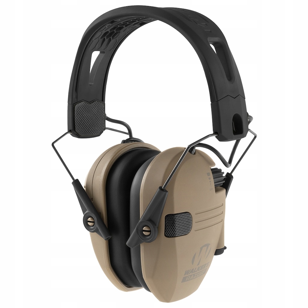 Ochronniki słuchu aktywne Walker's Razor Tacti-Grip - Flat Dark Earth/Black