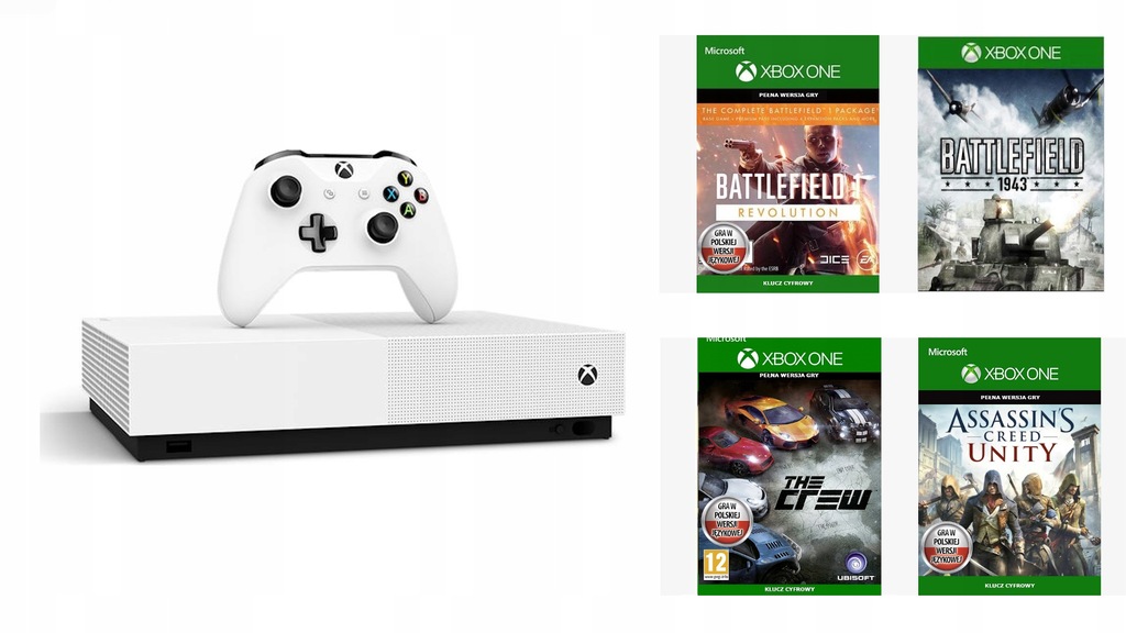 Купить КОНСОЛЬ XBOX ONE S 4K 1 ТБ/1000 ГБ +4X ИГРА+GAME PASS: отзывы, фото, характеристики в интерне-магазине Aredi.ru