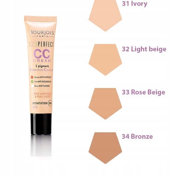 BOURJOIS Podkład 123 Krem CC 32 Light Beige