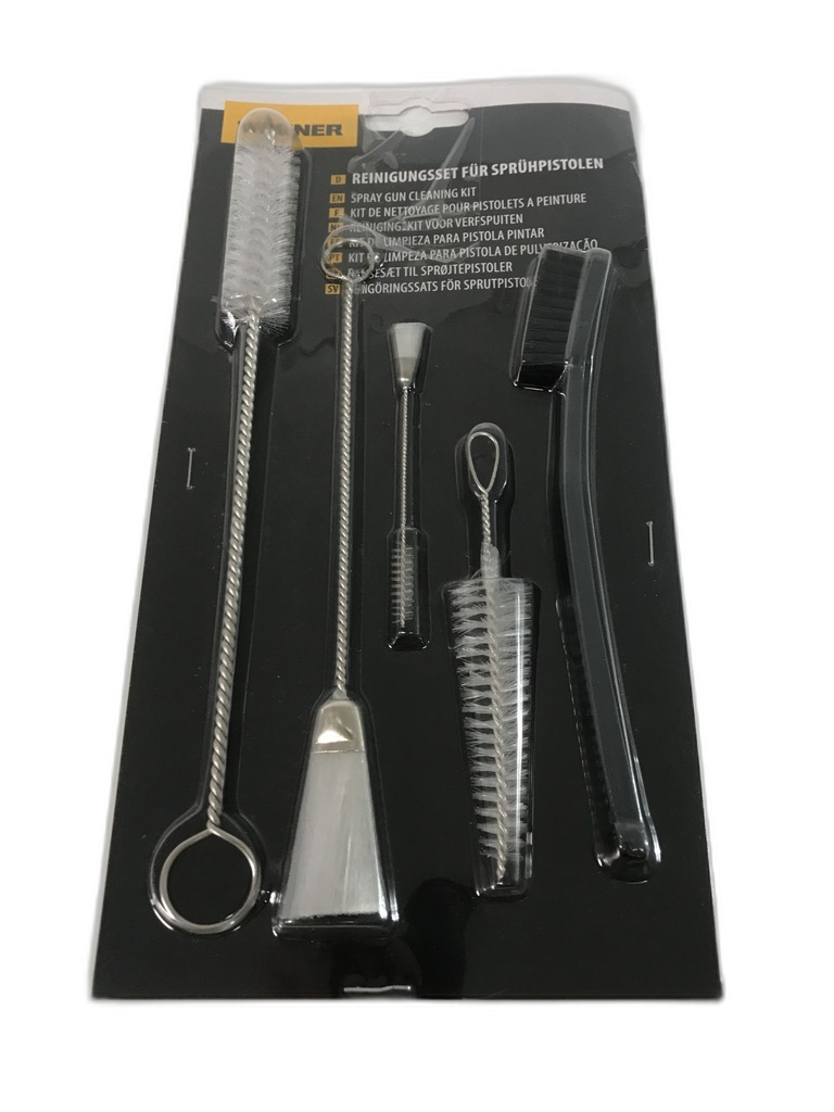 ZESTAW SZCZOTEK DO CZYSZCZENIA PISTOLETÓW NATRYSKOWYCH WAGNER