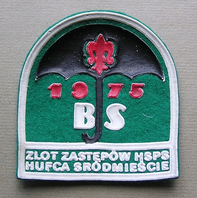 Naszywka Zlot Zastępów HSPS Hufca Śródmieście 1975