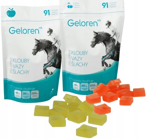 Geloren Horse HA, wiśnia + jabłko 2 x 30 szt. 900g
