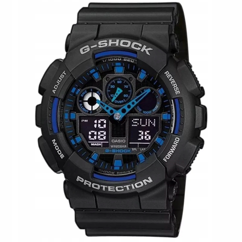 ZEGAREK MĘSKI CASIO G-SHOCK GA-100-1A1ER