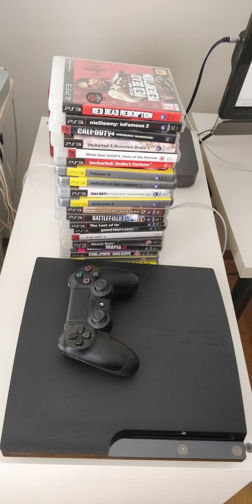 Konsola Playstation 3 Slim 250gb 20 Gier 8183459058 Oficjalne Archiwum Allegro