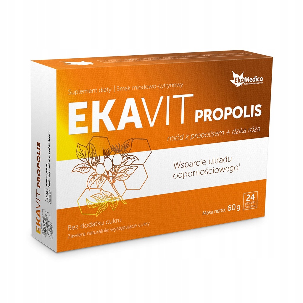 EkaMedica Ekavit Propolis, 24 pastylek