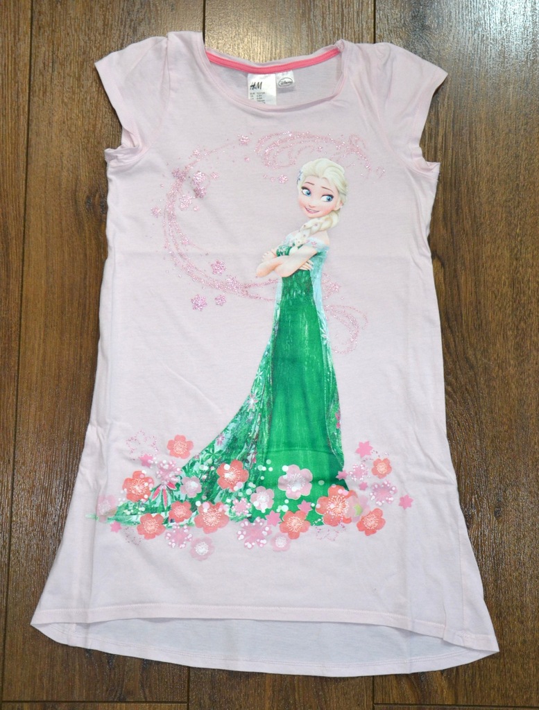 H&M Disney Frozen piżama koszula nocna 122