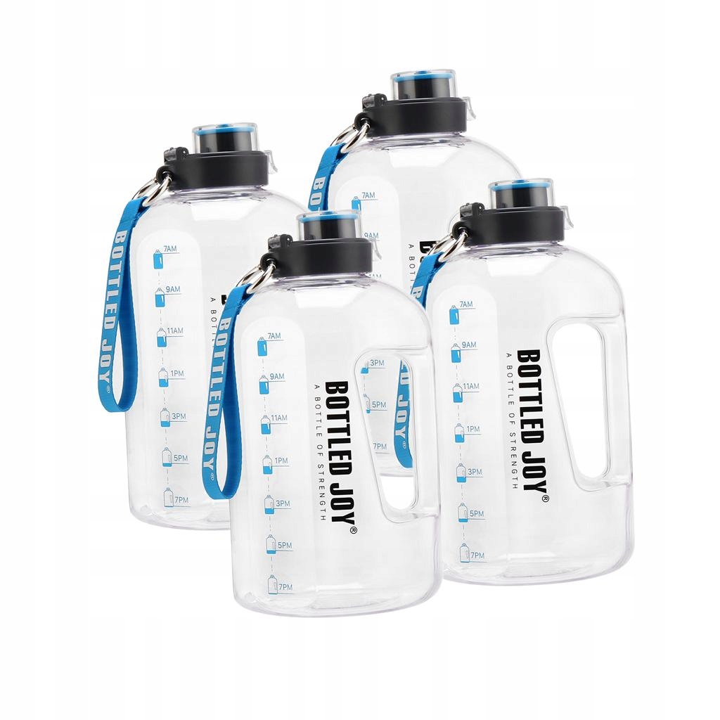 Pack of 4 Portable Water Bottle Water Jug for