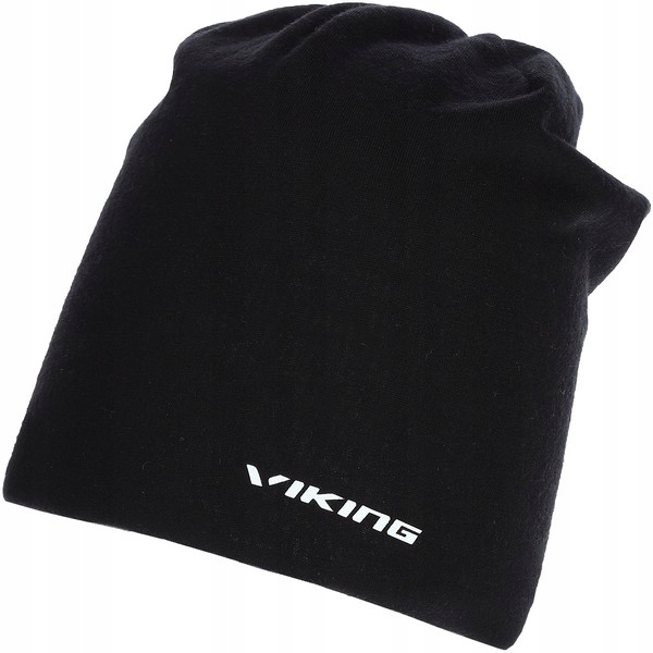 Viking Merino Wool Mundo Czapka zimowa czarna