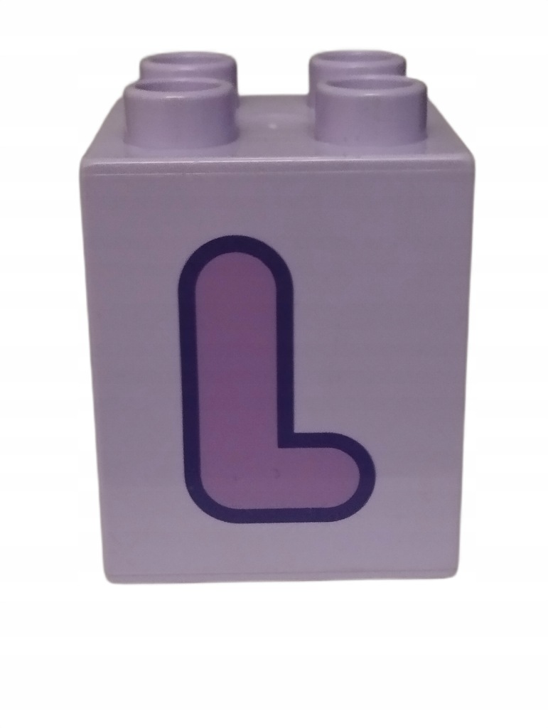 LEGO DUPLO Klocek 2X2 Tematyczny Litera L