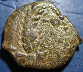 Judea, prefekt Coponius, 6-9 AD, PRUTAH.