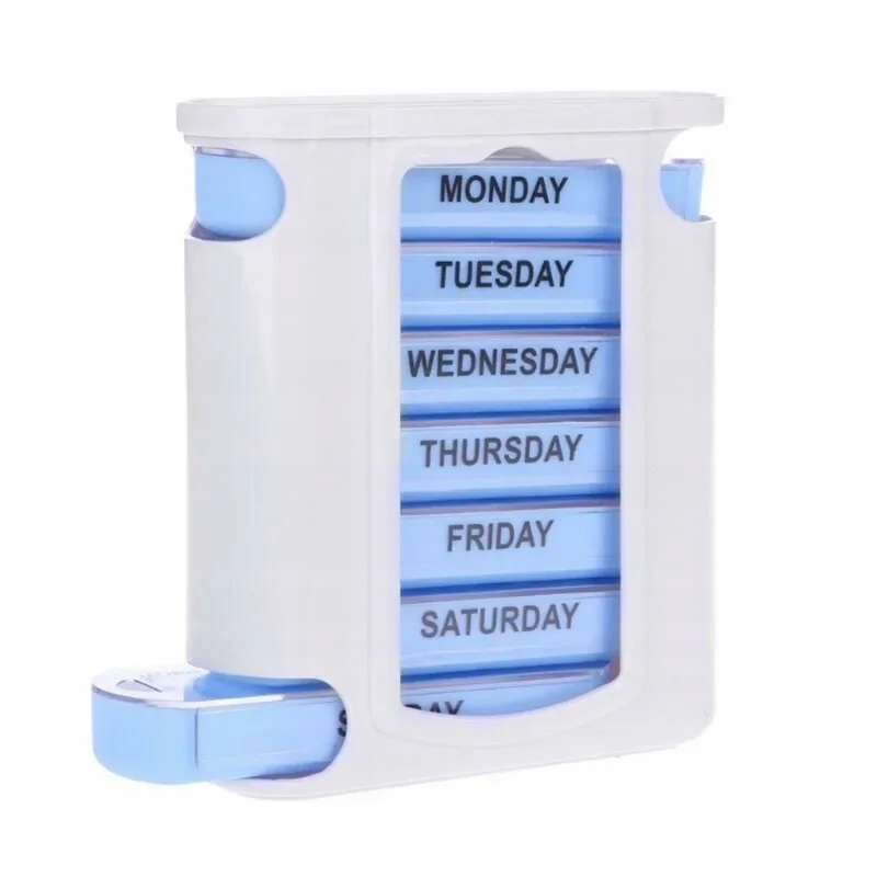 Portable 7 Days Medicine Medical Pill Box 28 Grids