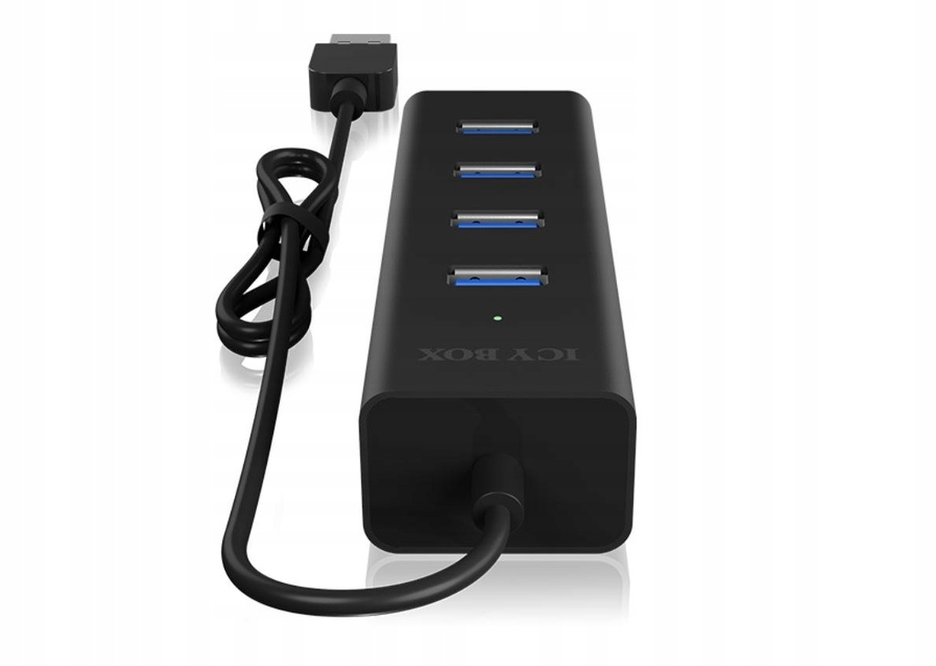 Raidsonic 4 port USB 3.0 hub IB-HUB1409-U3 Black