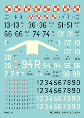 Купить Декаль PWS-26 TECHMOD 1:72 72138: отзывы, фото, характеристики в интерне-магазине Aredi.ru