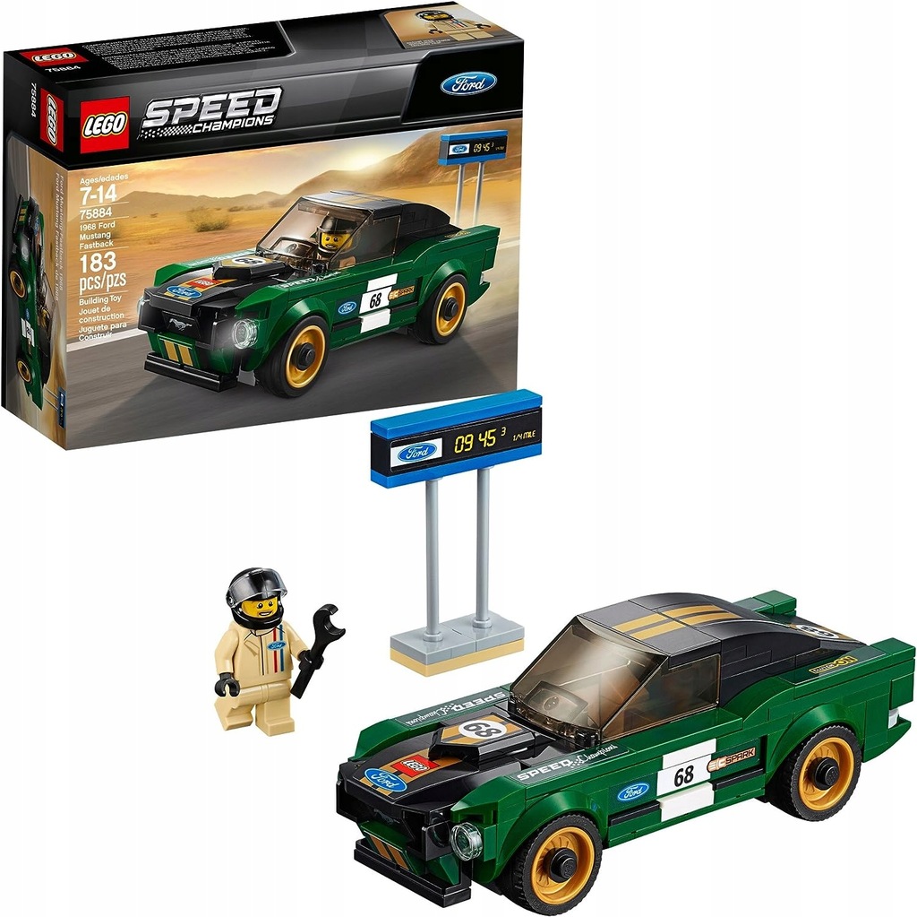 LEGO Speed Champions 75884 Ford Mustang Fastback z 1968 r.