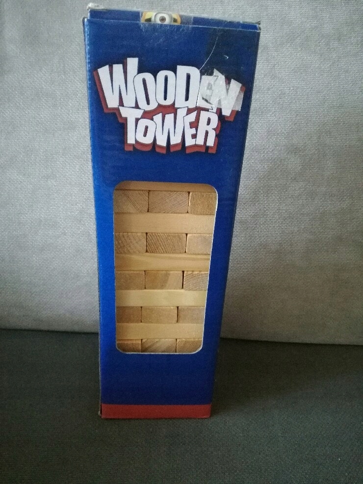 Nowa gra WOODEN TOWER 57 elementów