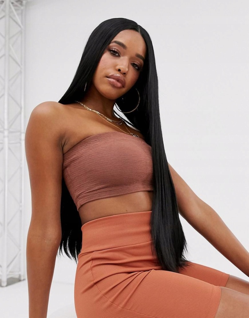 F015B28 Парик черный длинные волосы lullabellz.