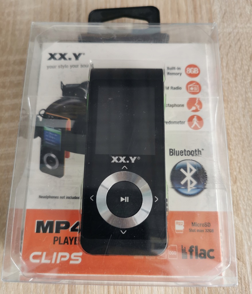 Odtwarzacz MP3 MP4 Bluetooth XX.Y A496 BT 8GB