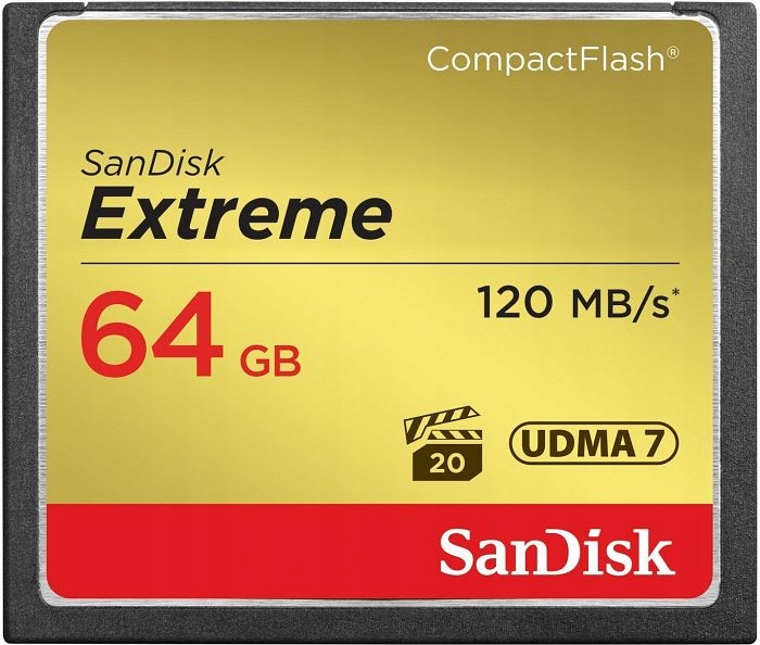 H7921 SANDISK UDMA7 KARTA PAMIĘCI COMPACT 64GB