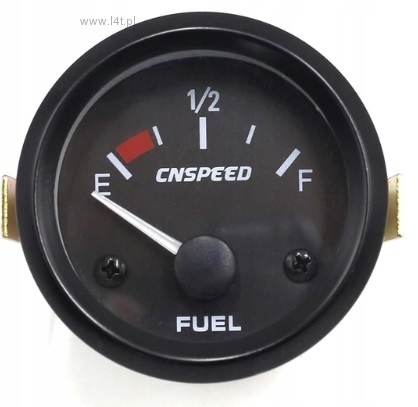 Black Gauge wskaźnik poziomu paliwa