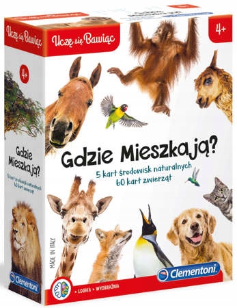 Uczę się Bawiąc Gdzie mieszkają? 50094