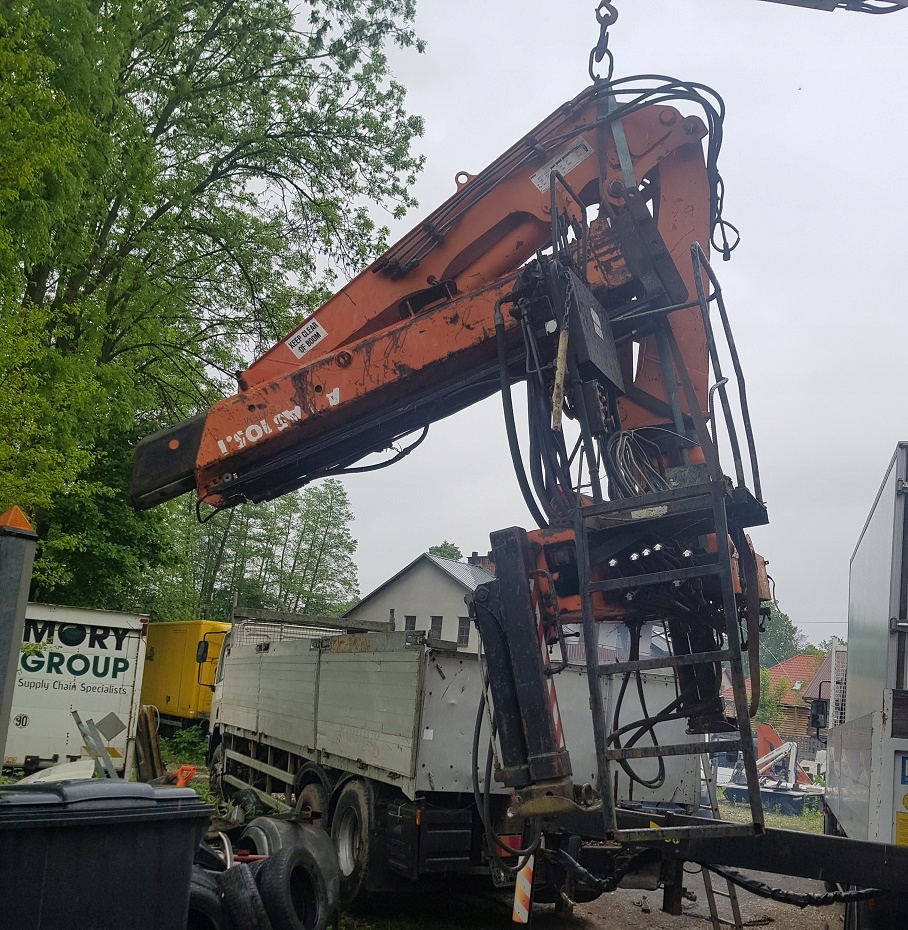 HDS żuraw ATLAS 105.1+rotator+Chwytak