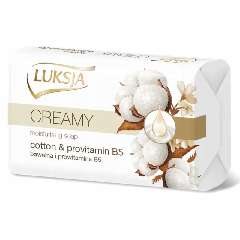 LUKSJA Creamy Mydło Bawełna Prowitamina B5 100g