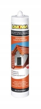 Uszczelniacz dekarski kauczukowy Lakma grafitowy 280ml