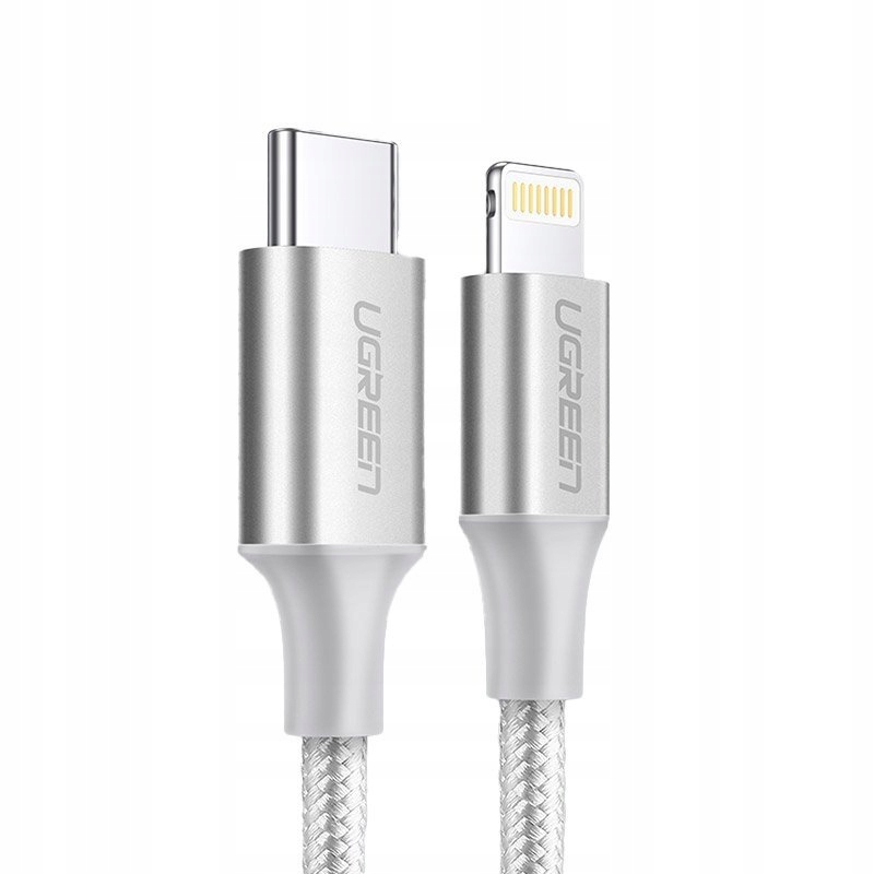 Ugreen kabel przewód USB Typ C - Lightning MFI 1 m