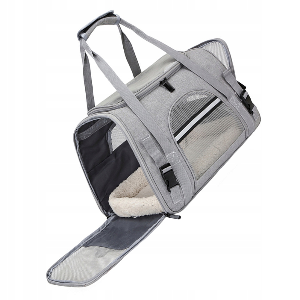 PORTABLE PET CARRIER OXFORD CLOTH BACKPACK STORAGE BAG PUPPY HANDBAG