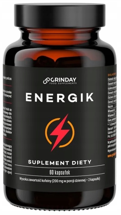 Suplement diety Grinday Energik kapsułki 60 szt.