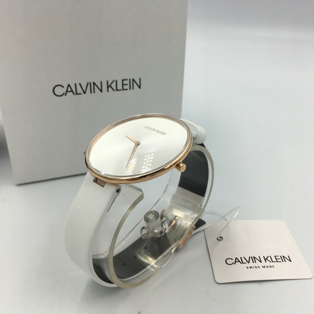 15 CALVIN K K8Y236L6 zegarek damski biały pasek