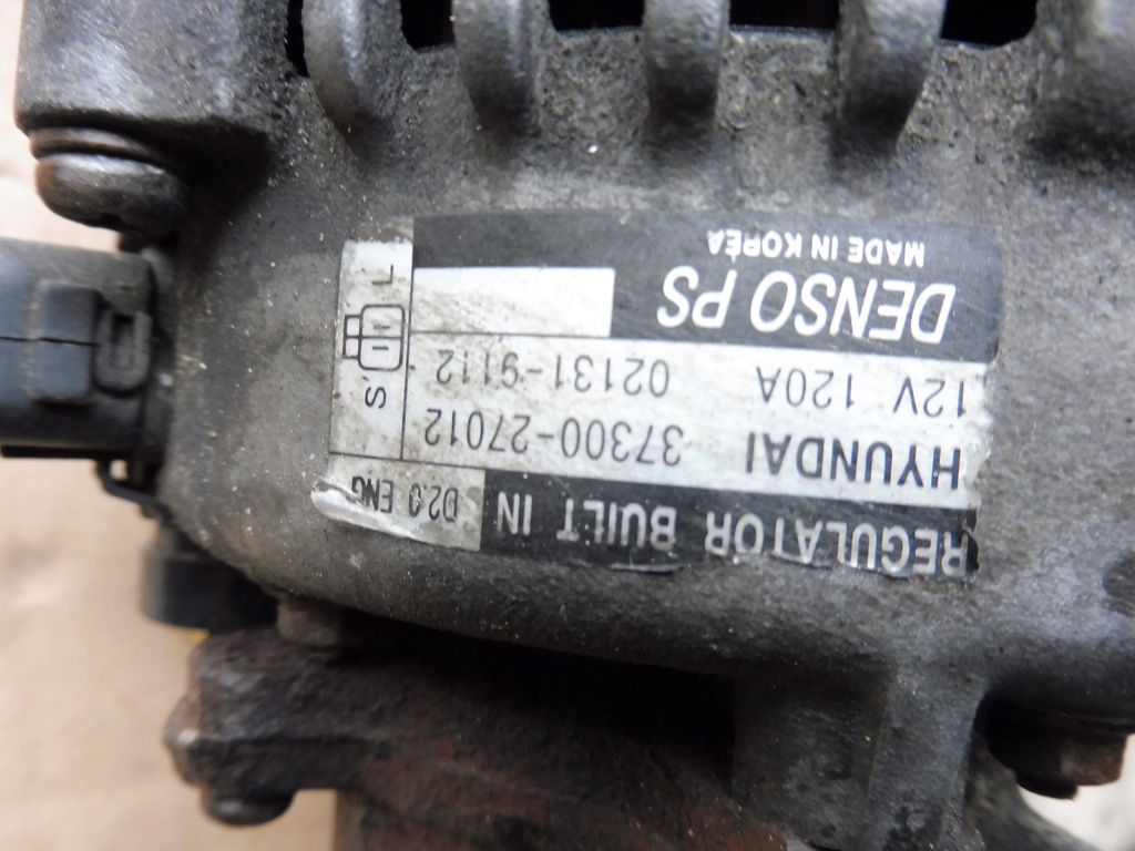 ALTERNATOR HYUNDAI TUCSON SANTA FE 2.0CRDI 8899996873