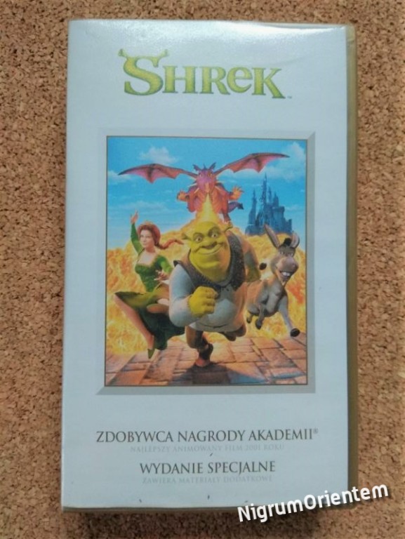 kaseta VIDEO  VHS Shrek