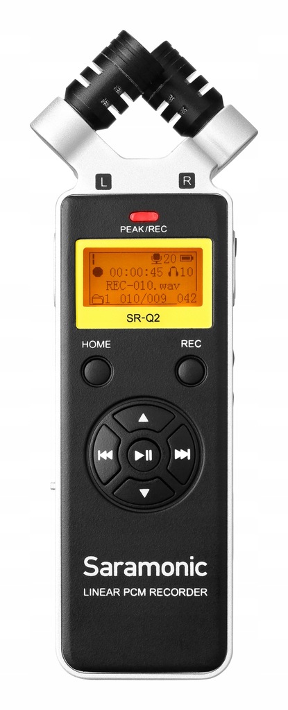Rejestrator dźwięku Saramonic SR-Q2 z dwoma mikrofonami