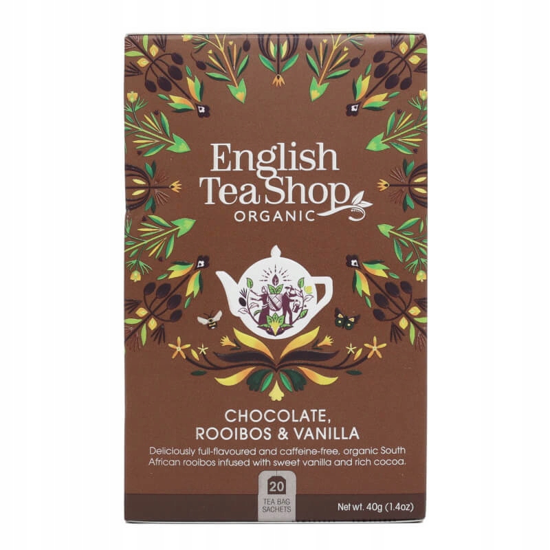 Herbatka rooibos wanilia BIO 40g English Tea Shop