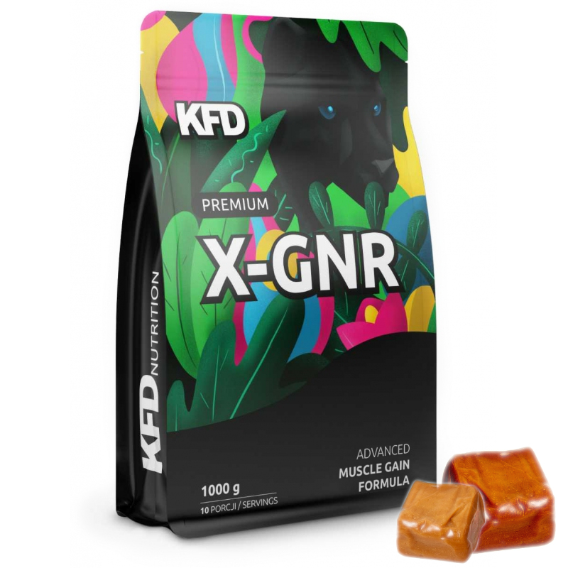 KFD Premium X-Gainer 1000 g Czekoladowo-Karmelowy