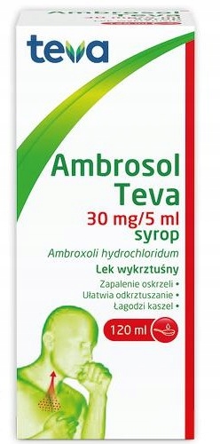 AMBROSOL TEVA Syrop 30 mg/5ml na kaszel 120 ml