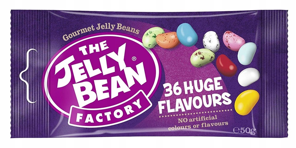 Jelly Bean Factory 36 Huge Flavours 50g 8457996900 Oficjalne Archiwum Allegro